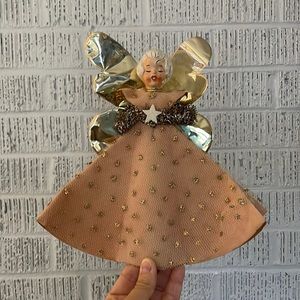 Vintage angel tree topper